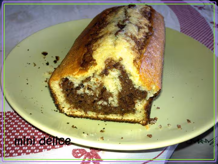 Gateau au yaourt marbre
