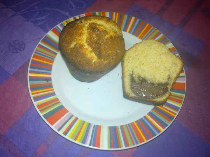 Muffins au nutella