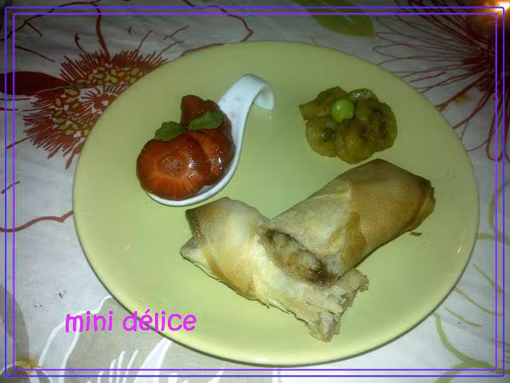 Nems banane et nutella