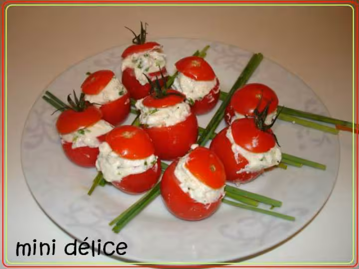 P tite tomate farcie au chevre