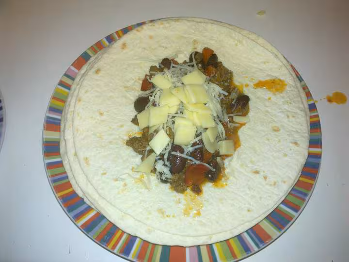 Preparation burritos