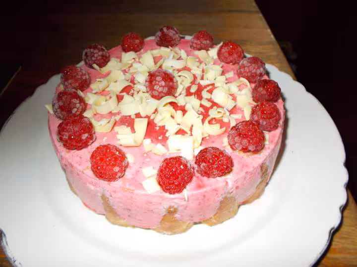 Bavarois au framboises