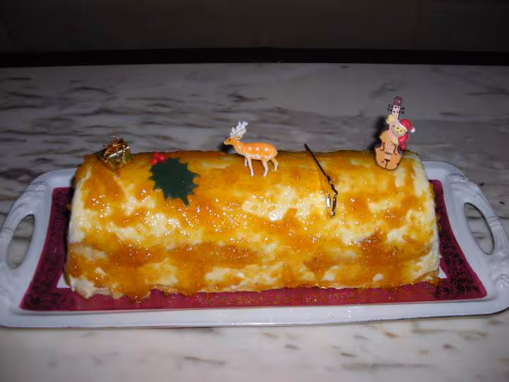 Buche bavaroise a la peche