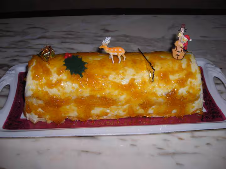 Buche bavaroise a la peche