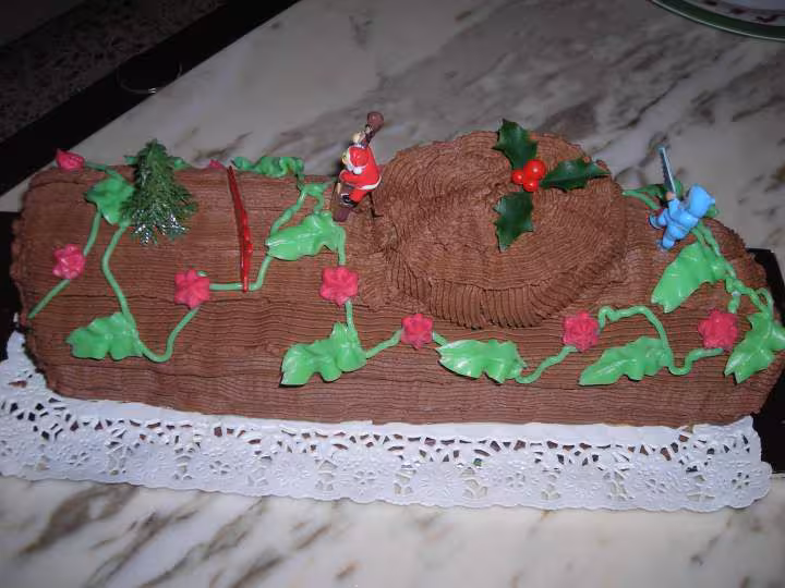 Buche de noel ganache