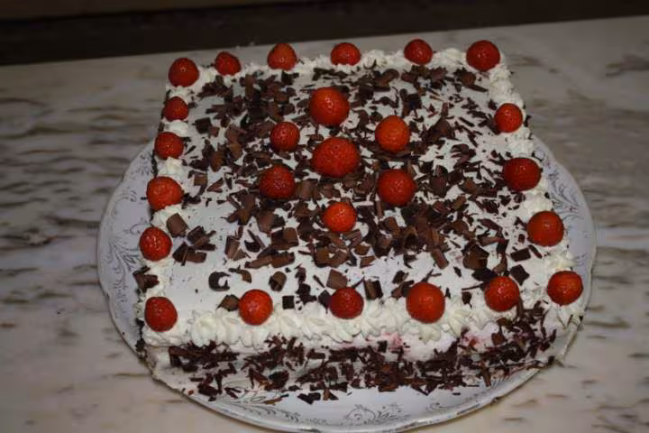 Fraisier facon foret noire