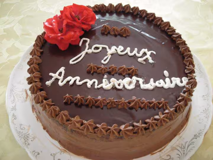 Gateau anniversaire chocolat
