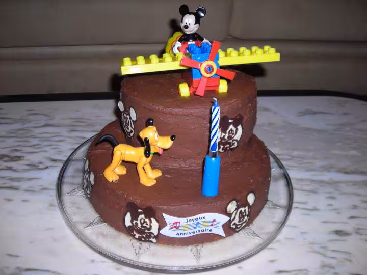 Gateau anniversaire mickey