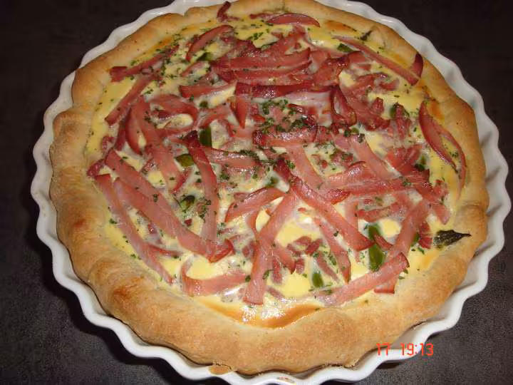 Tarte aux asperges