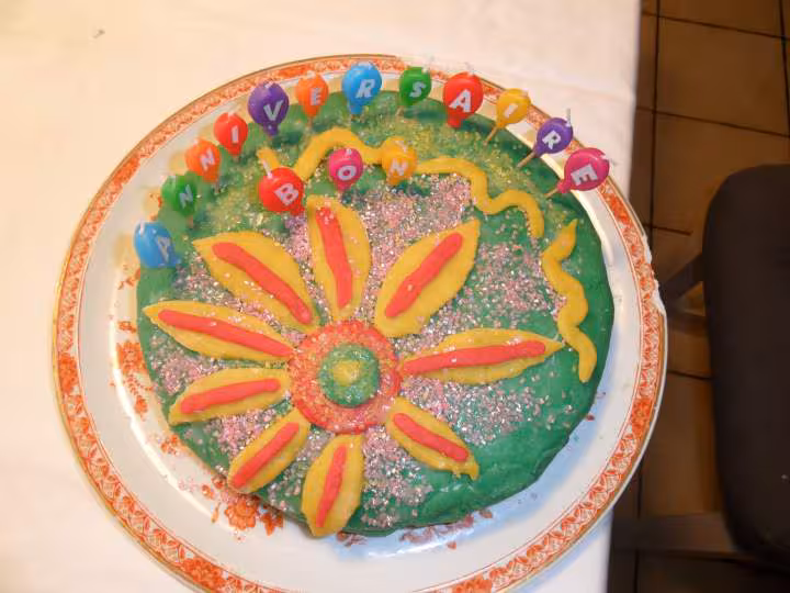 1er essai gateau anniversaire