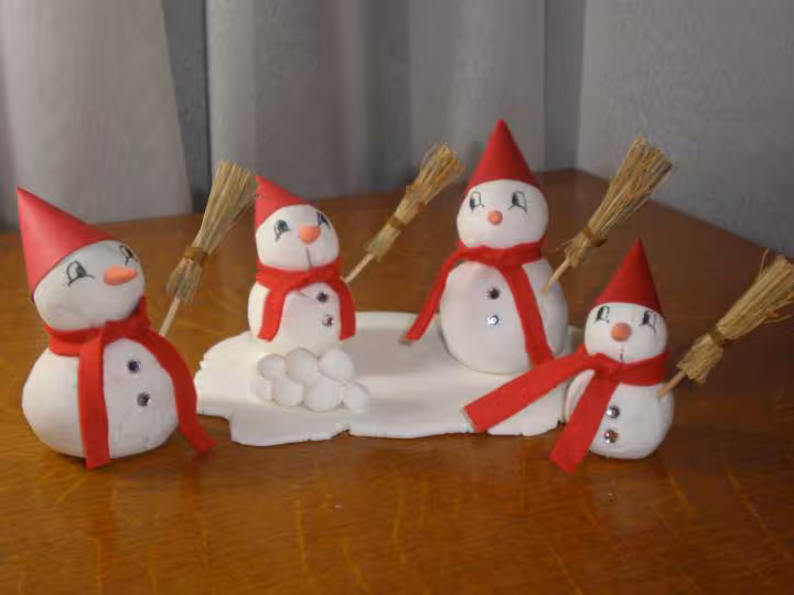 Bonshommes de neige termines