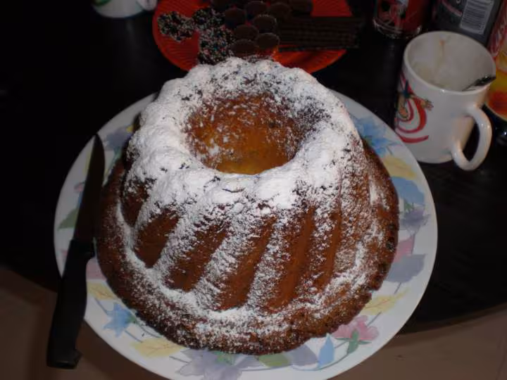 Kougelhopf avec le sucre glace