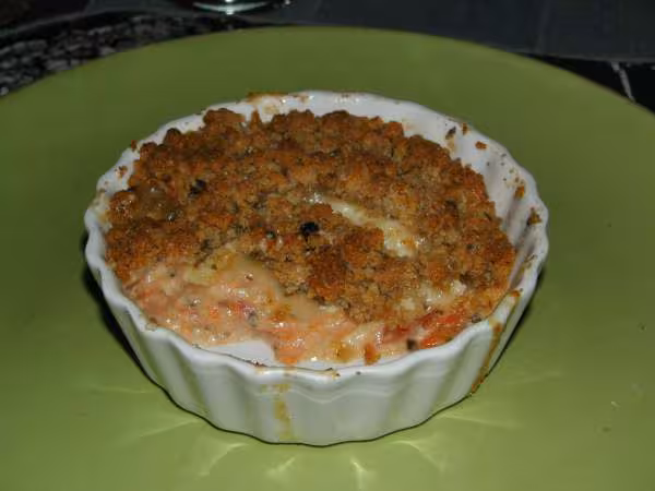 Crumble tomates chevre