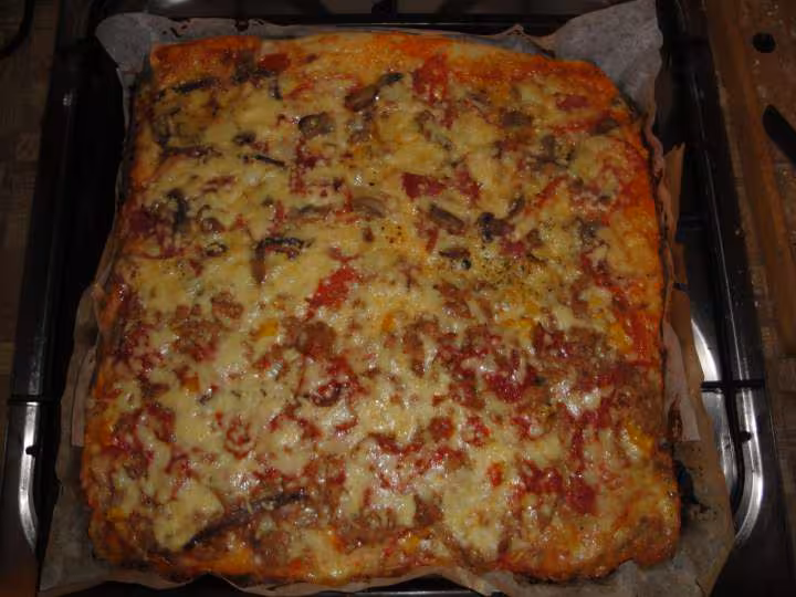 Pizza cuite