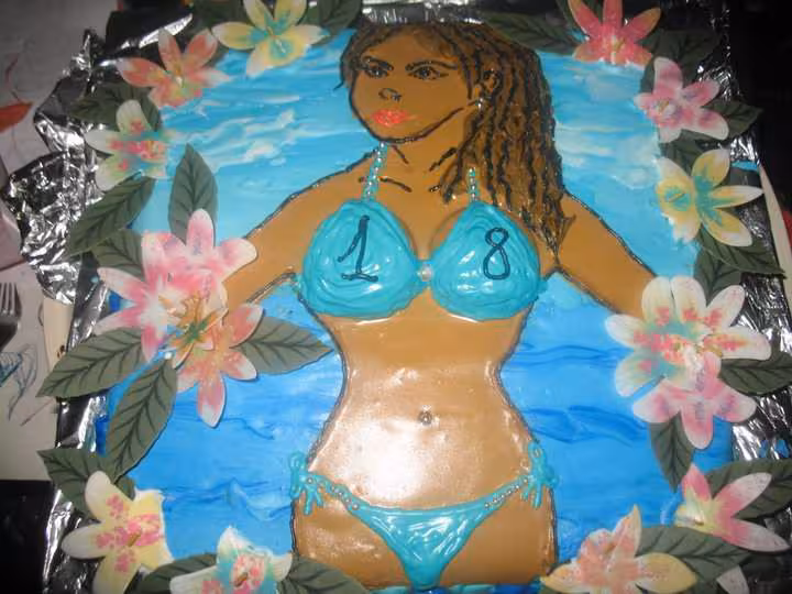 Gateau princesse des iles