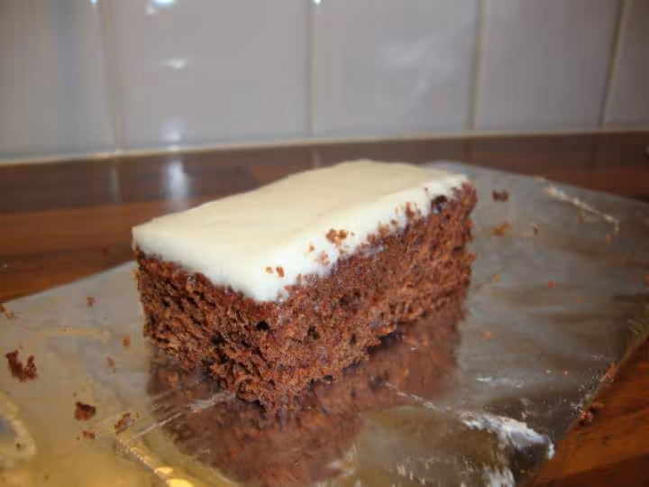 Gateau au cacao glacage