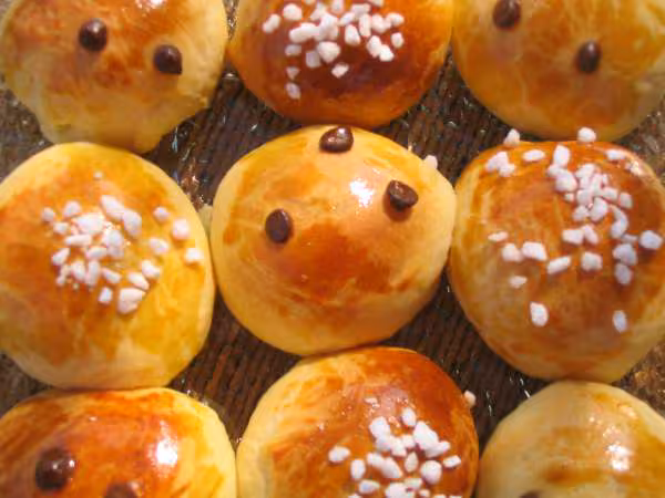 Brioches apres cuisson