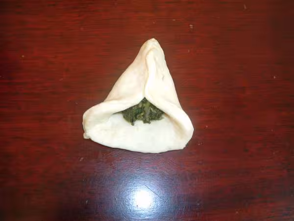 Triangle aux epinards technique