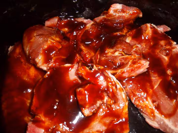 Cote de porc a ma sauce
