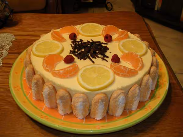 Gateau a la mousse au citron