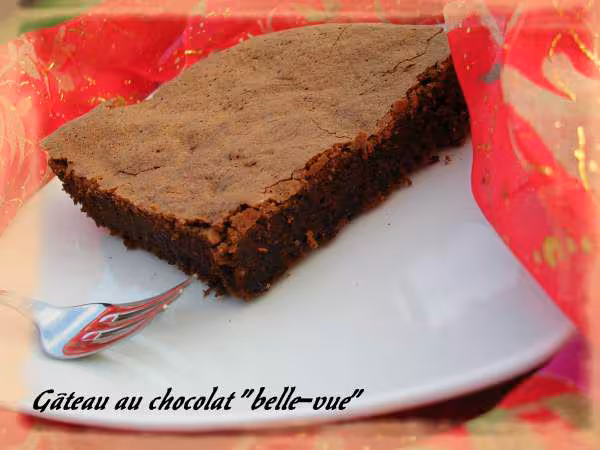 Gateau au chocolat belle vue christophe felder