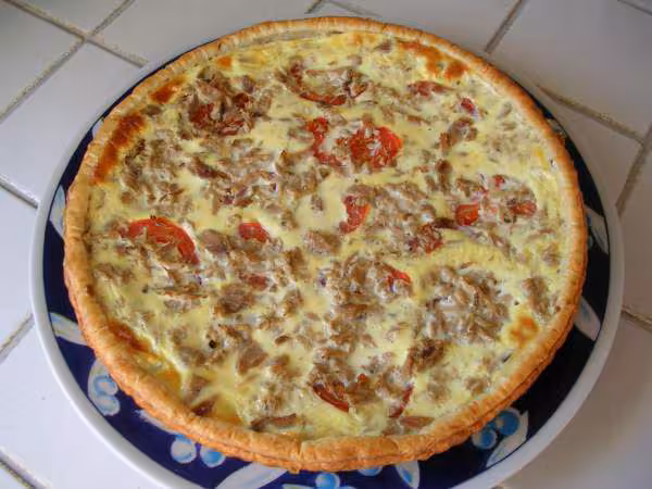 Quiche au thon et a la tomate de sosso72