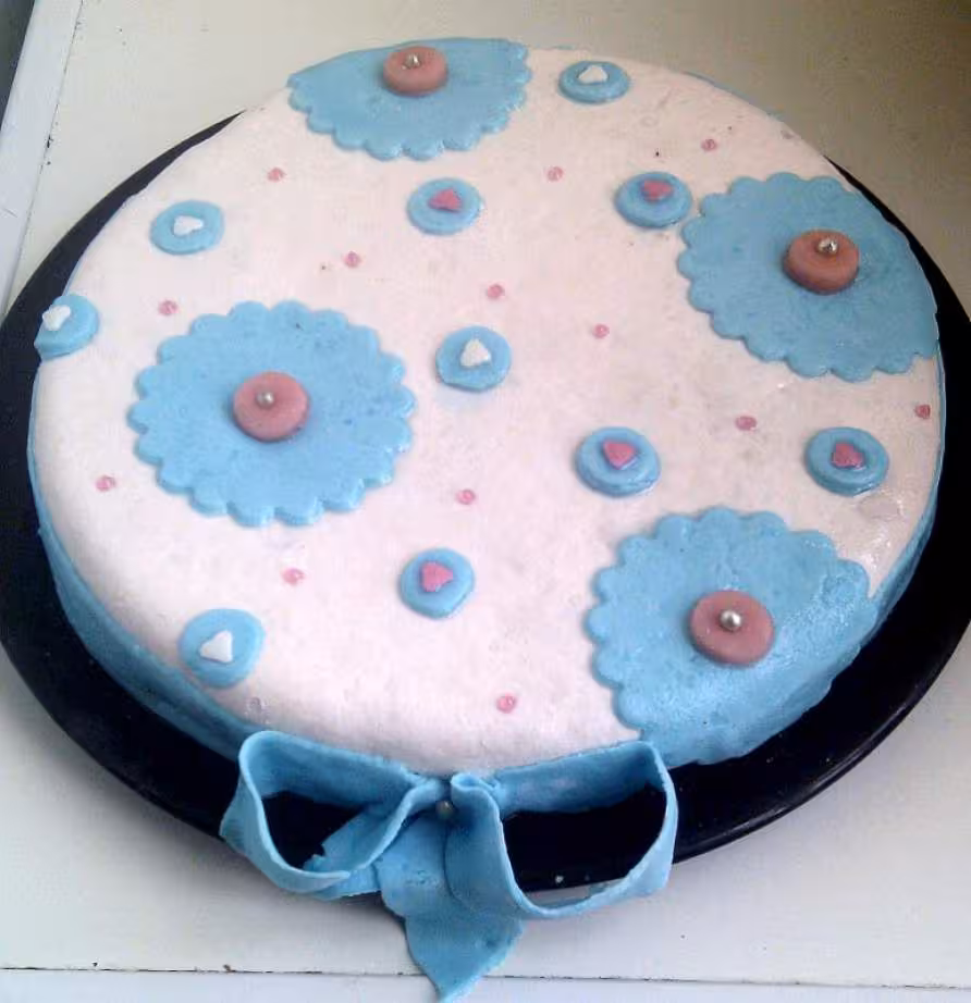 Gateau 1 bleu