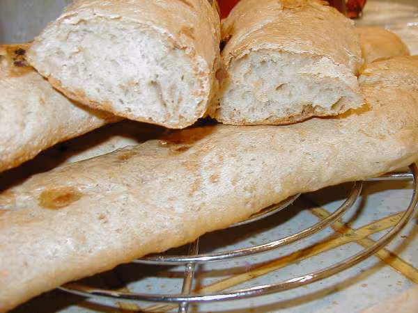 Baguettes lardons mie