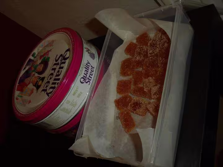 1er essai de pate de fruit potiron canelle