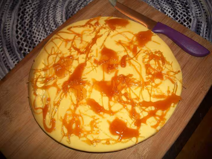 Mousse citron sur biscuit