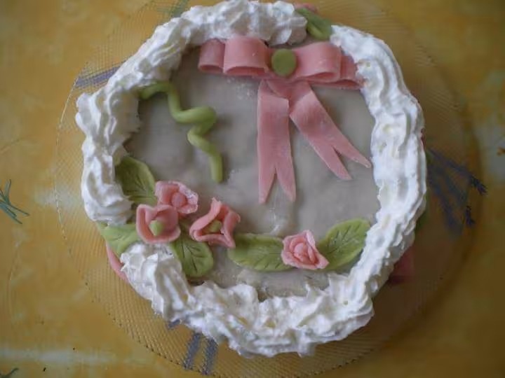 Gateau au chocolat blanc