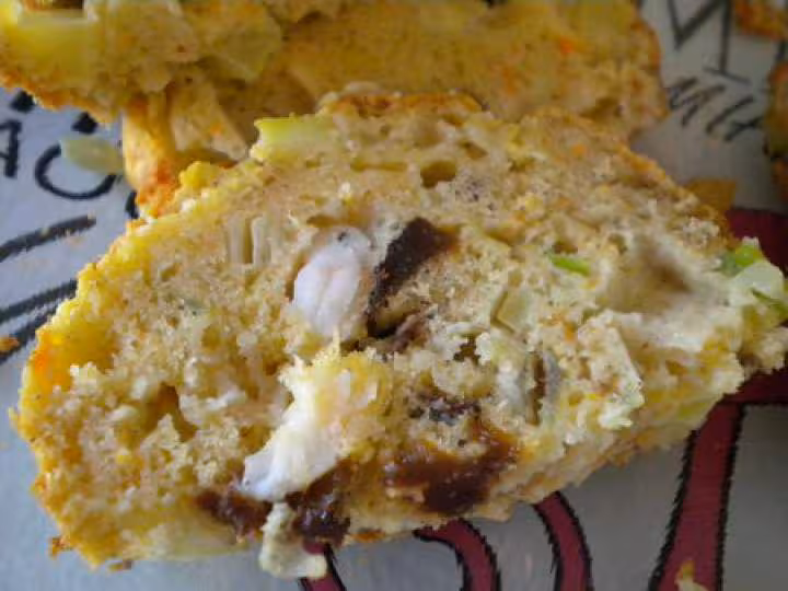 Cake courgette crevettes