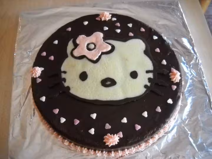 Gateau hello kitty