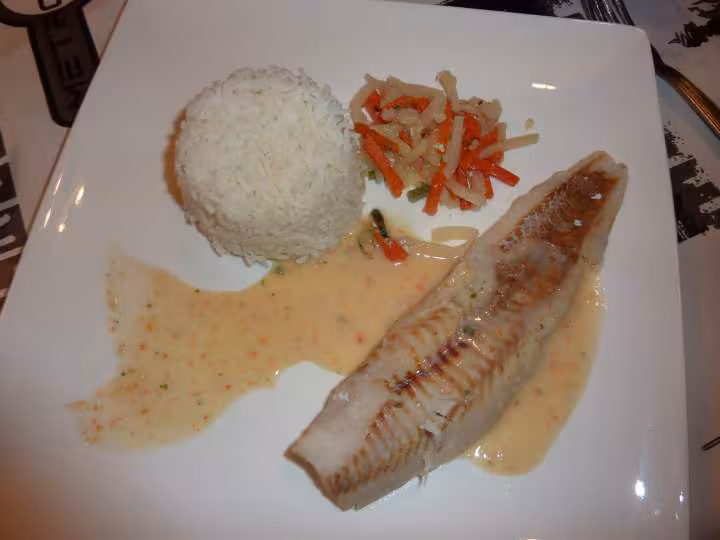 Poisson sauce petits legumes