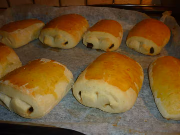 Pain au chocolat brioche