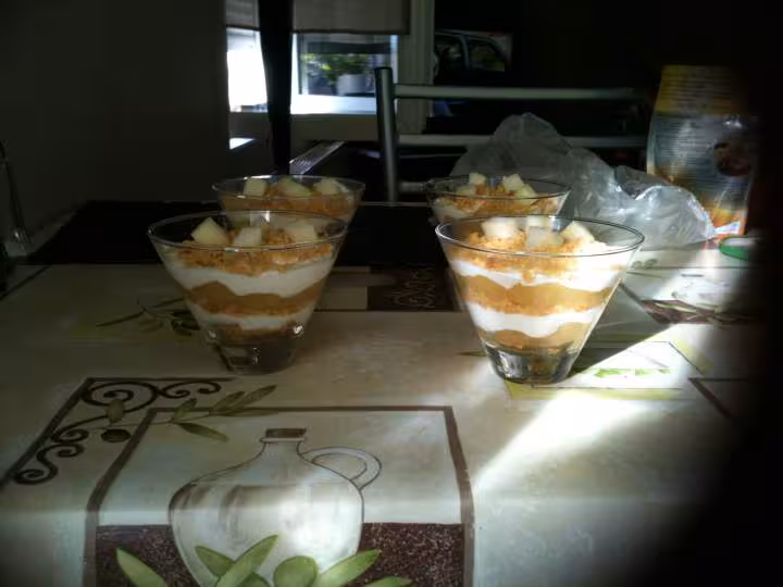 Verrines pommes