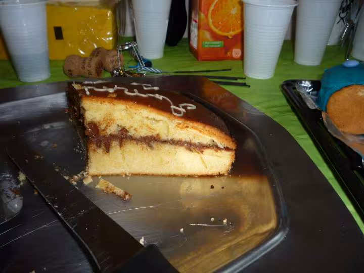 Interieur genoise fourree mousse au chocolat