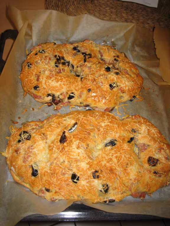 Fougasses apres cuisson
