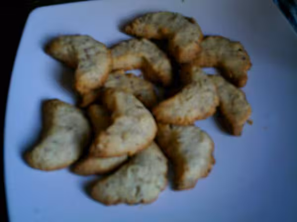 Petits croissants croustillants