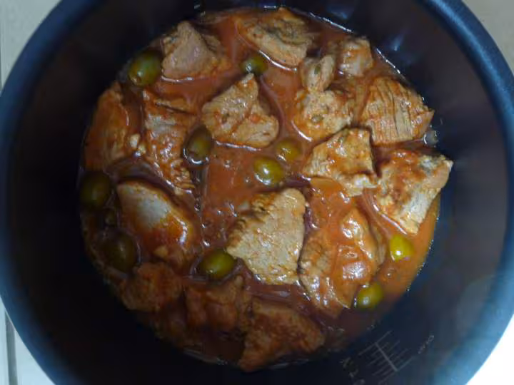Saute de veau aux olives