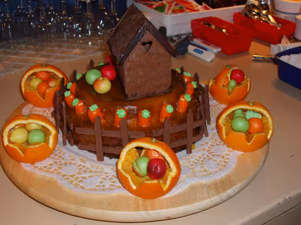Gateau theme jardinage 1