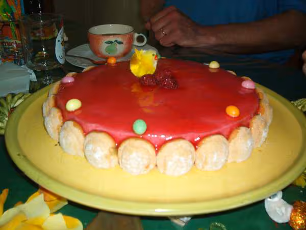 Bavarois citron framboise