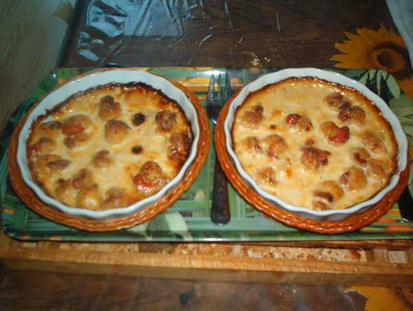 Gratinee de st jacques au noilly