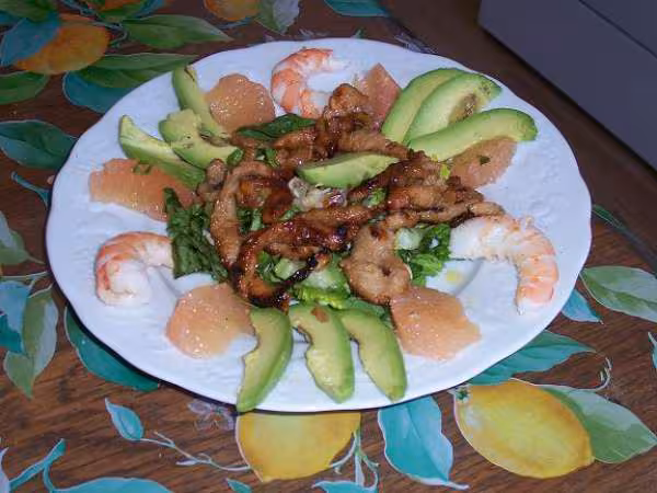 La salade de lignac un regal pour les yeux et les papilles