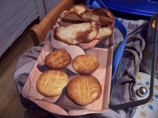 Tuiles amandes et galettes bretonnes