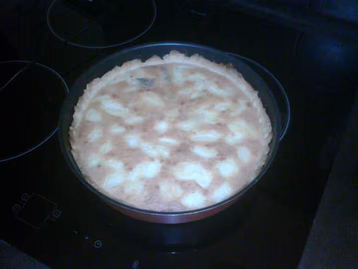 Tarte poires chocolat apres cuisson