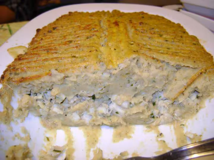 Parmentier de colin au celeri 2