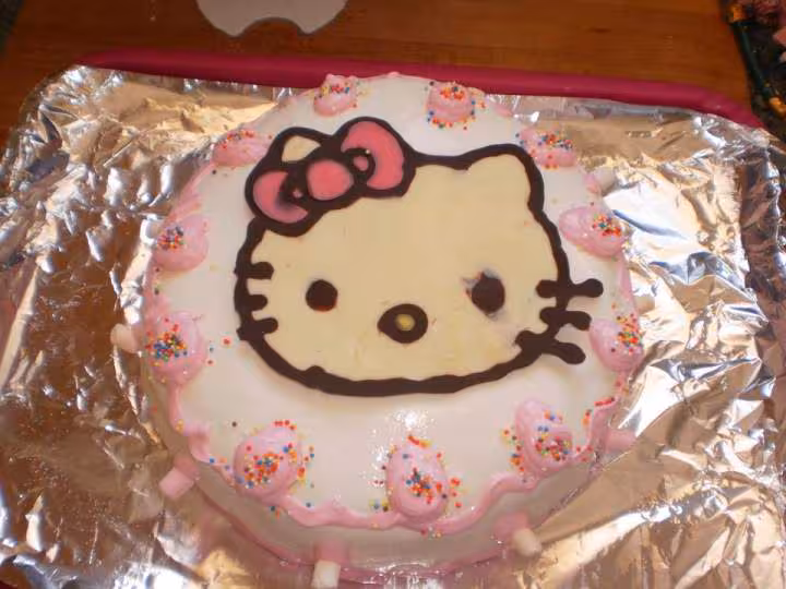 Gateau hello kitty