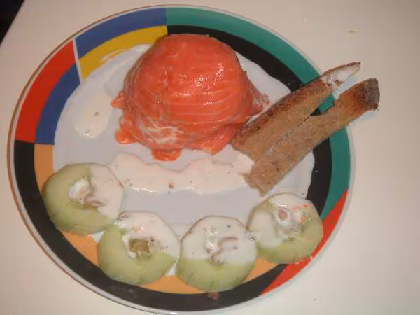 Aumoniere de saumon