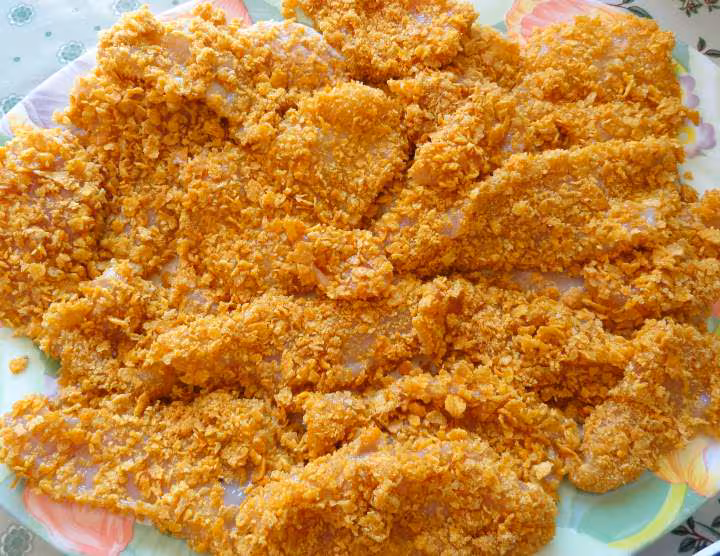 Poulet pane